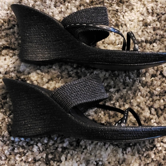 Italian makers wedge sandals - Picture 5 of 7